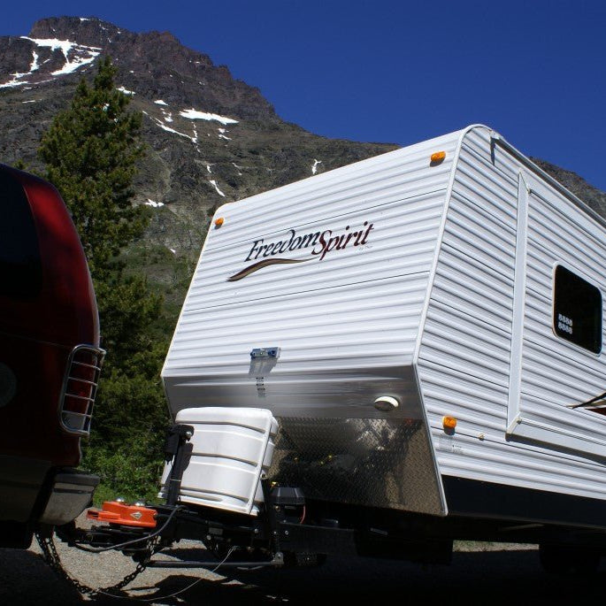 Camper with Hensley Hitch