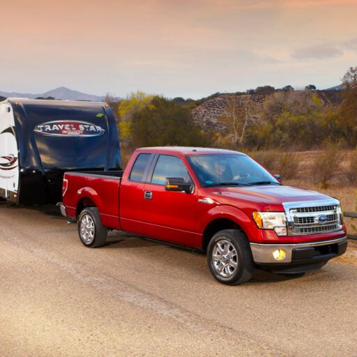 Ford Truck with Hensley Sway Control Hitch