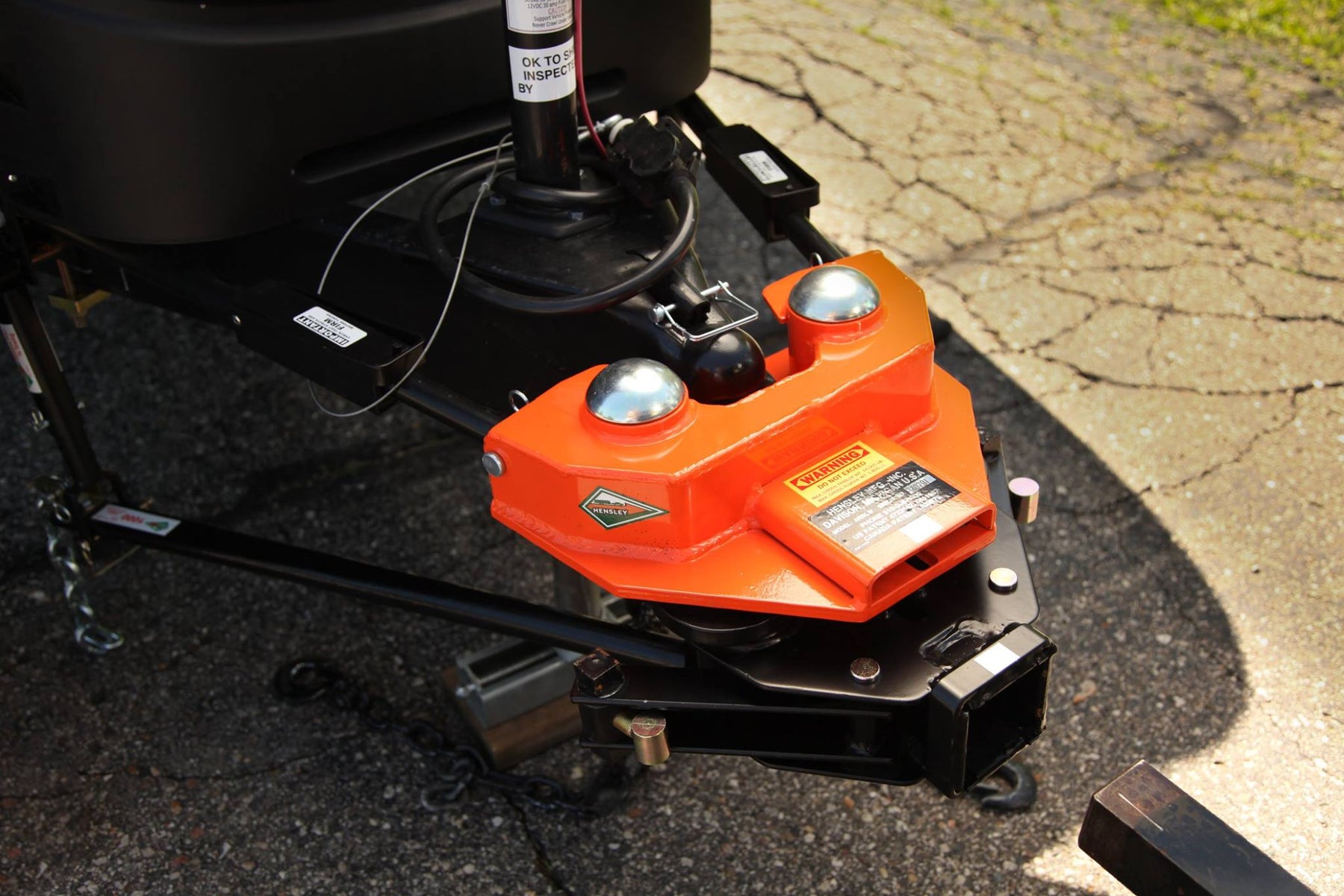 Greasing the Hensley Hitch Ball