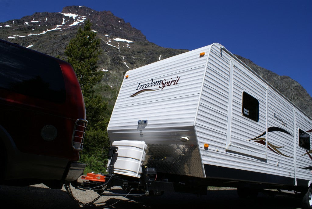 Camper with Hensley Hitch