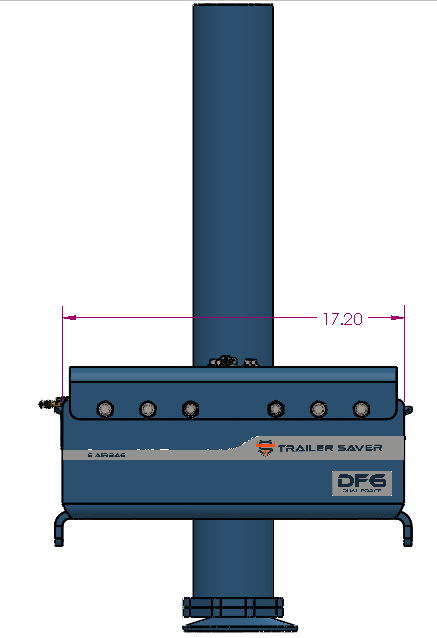 DF6 Air Ride Gooseneck Trailer Hitch