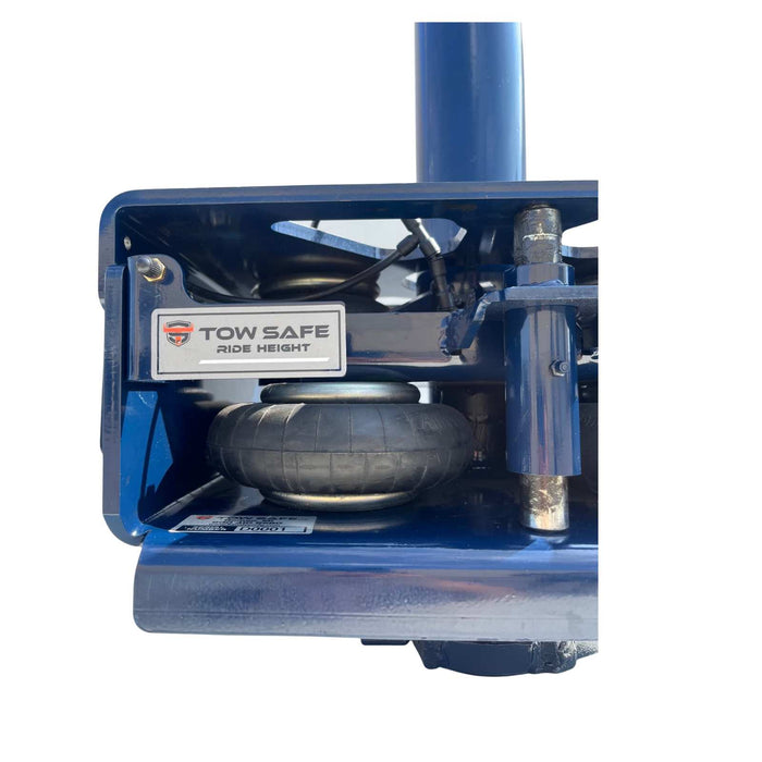 Shows level line for gooseneck air ride hitch