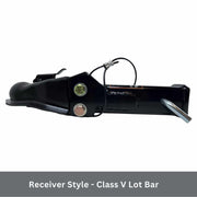 Receiver Style - Class V Lot Bar Side View
