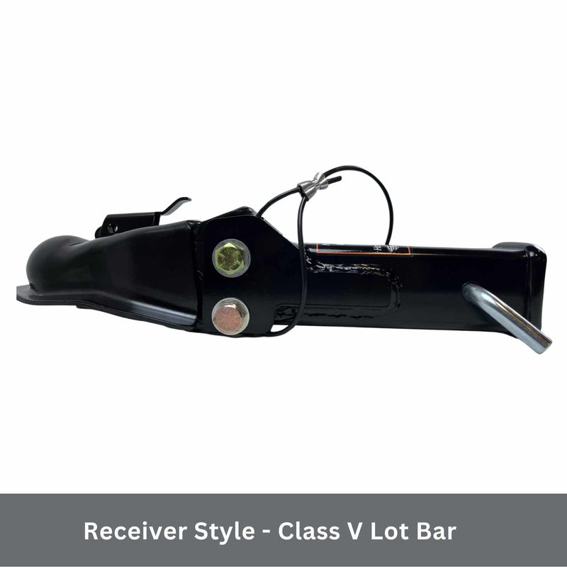 Receiver Style - Class V Lot Bar Side View