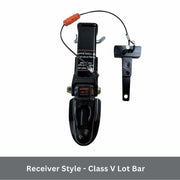 Receiver Style - Class V Lot Bar Top View with attachment