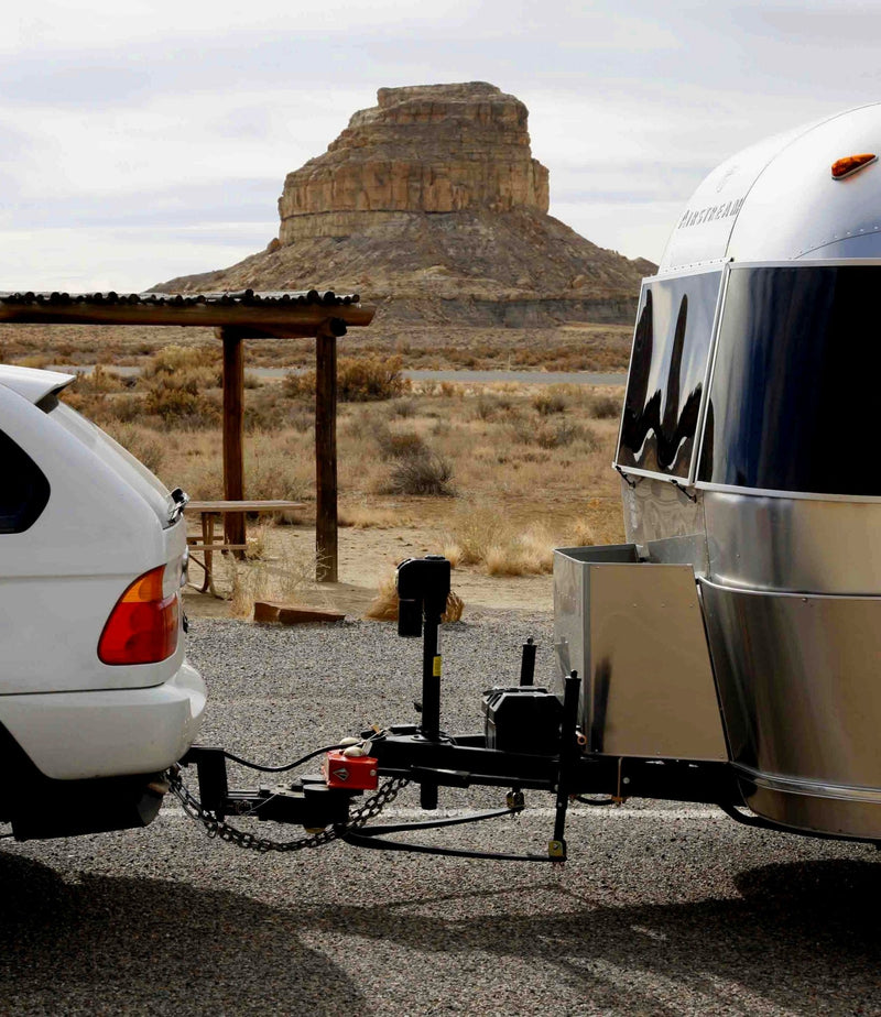 Connected view of Hensley cub sway control hitch