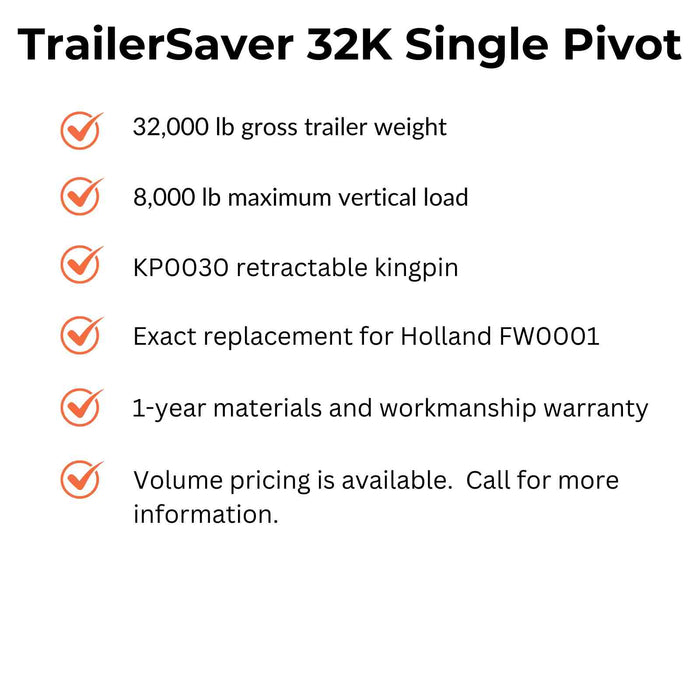 TrailerSaver 32K Single Pivot