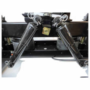 TralerSaver BD3 Air Ride Hitch Closeup of Shocks and Air Bags