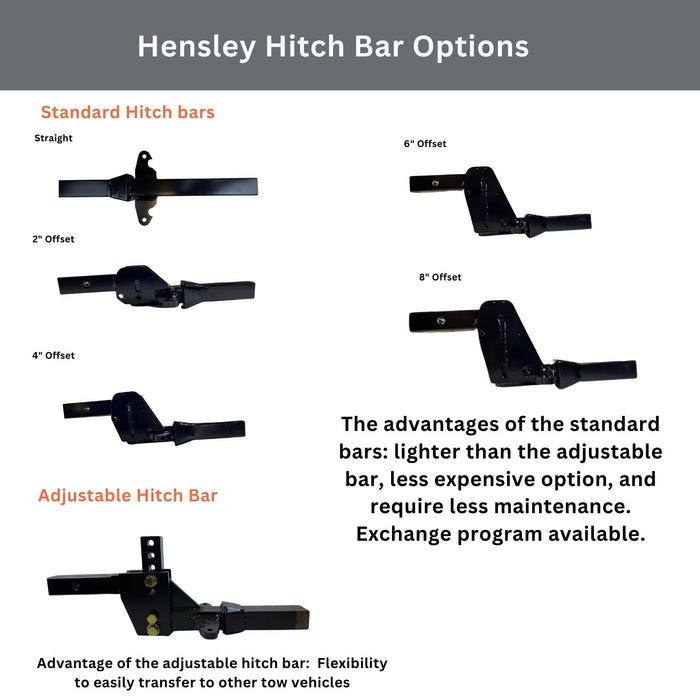 Ultimate Hensley Arrow® Anti-Sway Trailer Hitch - Rated For 16,000lbs