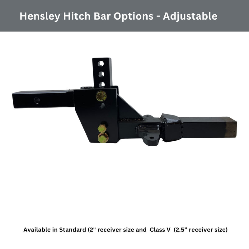Upgrade to Adjustable Hitch Bar